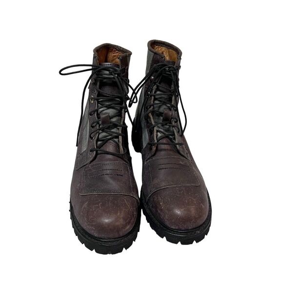 Timberland Mens 6 inch Leather Lineman Boot in Darkness Grey Size 11 Made in USA - Picture 2 of 13